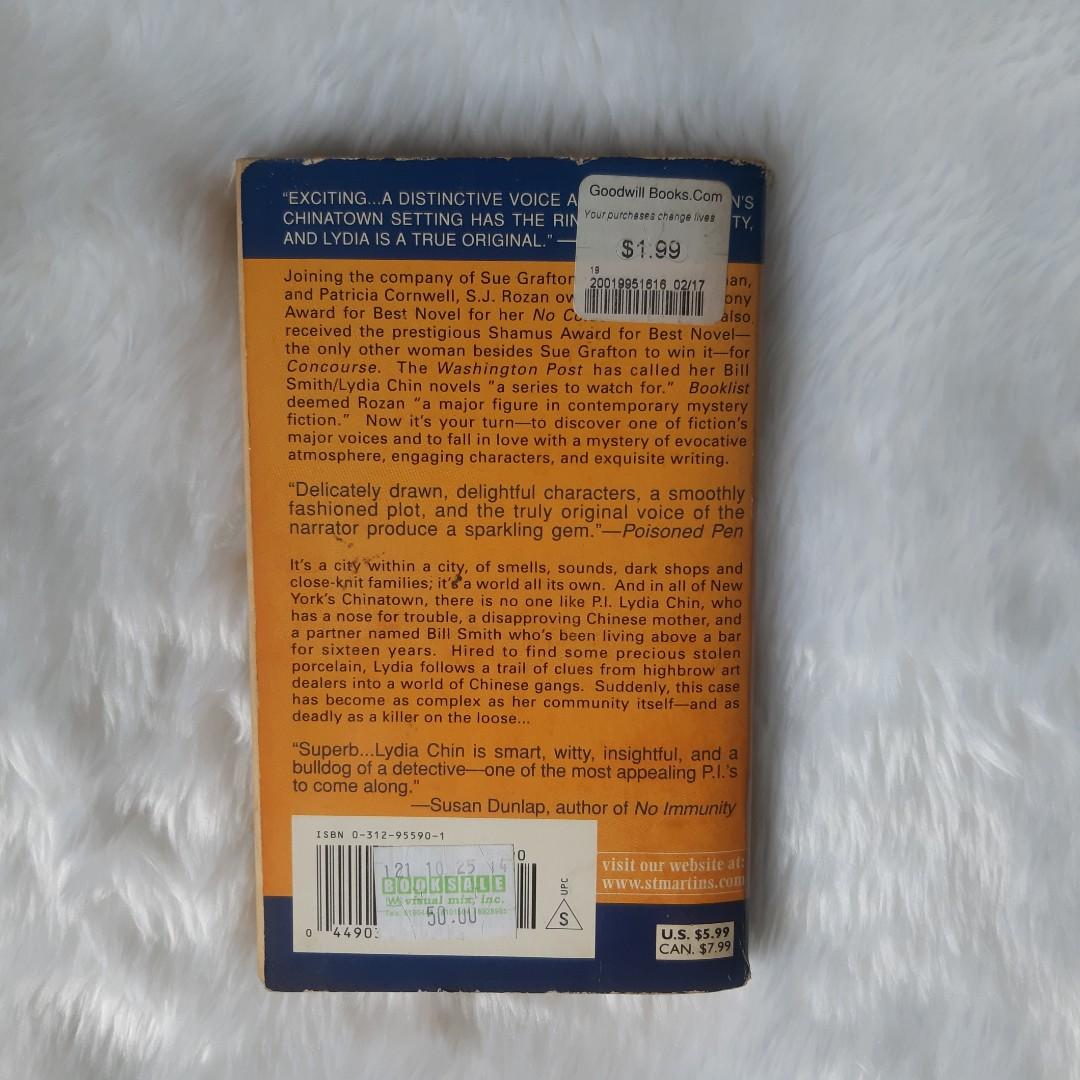 China Trade by S.J. Rozan (Category: Textbooks) located in Batangas. Submitted by oli_g (Listing ID 1073202879, Image 2). Description: Has creases on the spine.