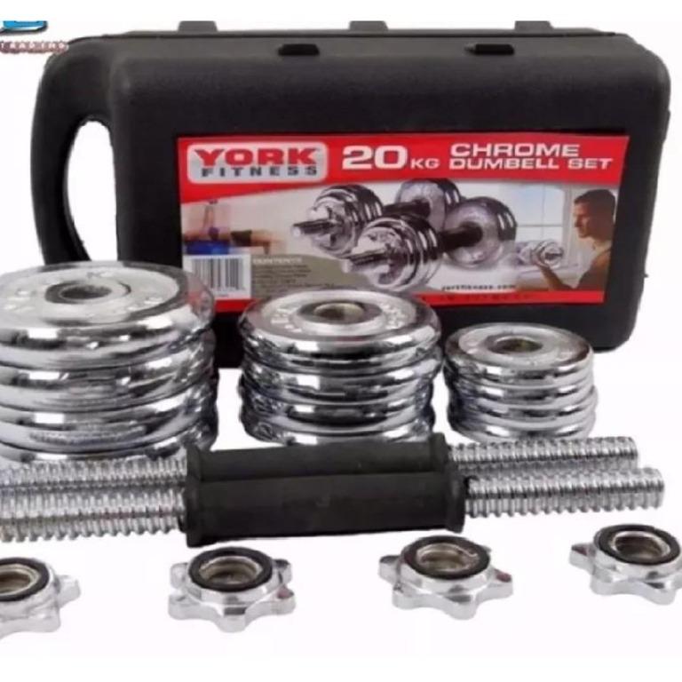 York dumbbells 40kg hotsell
