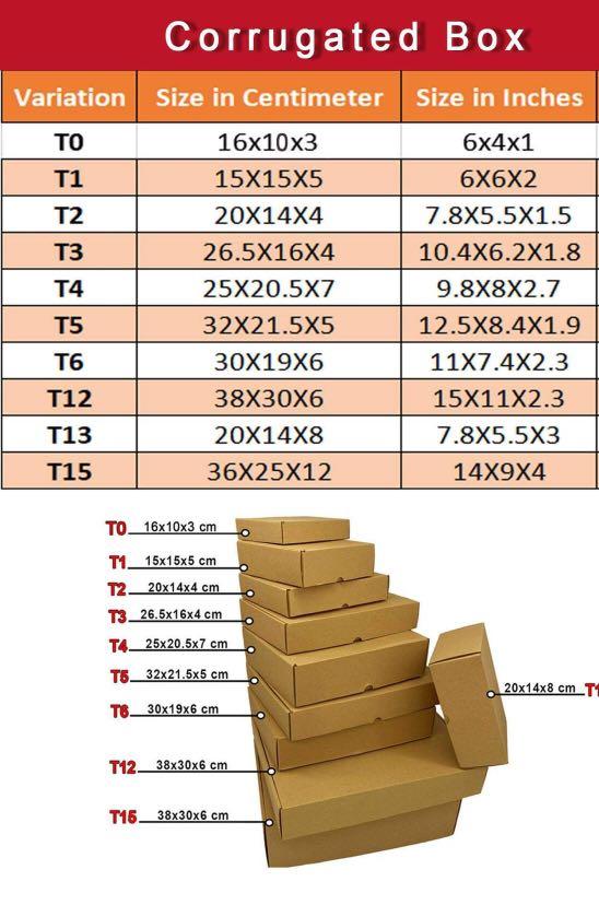 Corrugated box (Category: Storage Boxes & Baskets) located in Quezon City. Submitted by heyitskhen (Listing ID 1073183229, Image 2). Description: Minimum of 10pcs Pick up loc: Malabon Have discount if 100pcs above Photo not mine. Credits to the owner.