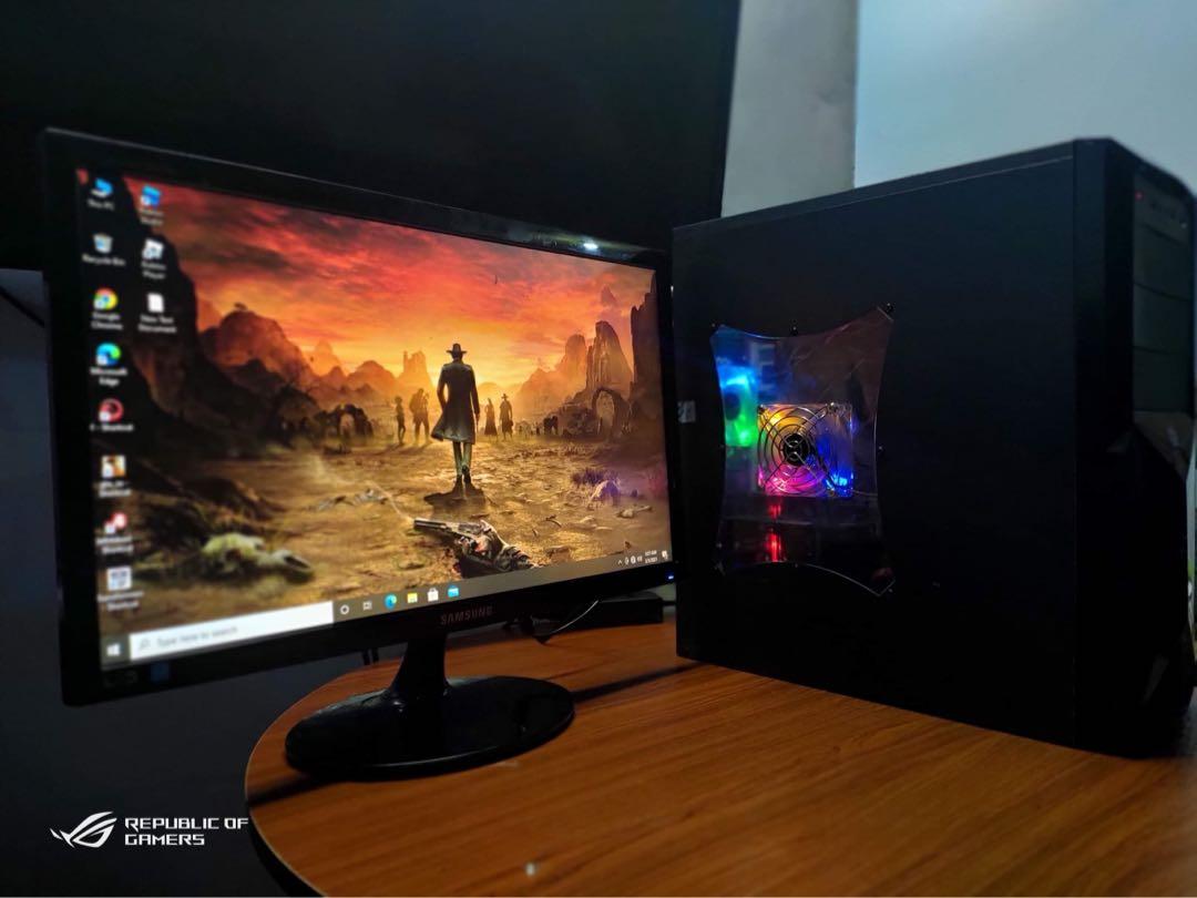 Desktop Intel Core I5 4570 3 2ghz 4th Gen 8gb Ram Gt730 2gb Vc 500gb Hdd Samsung 22 Inch Led Computers Tech Desktops On Carousell