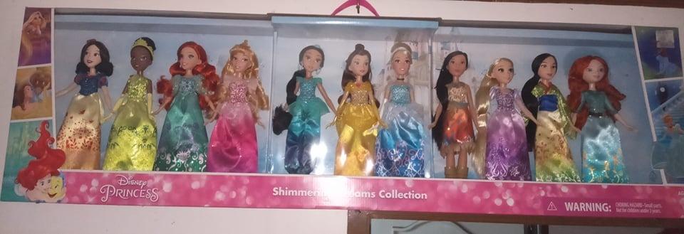Disney Princess Shimmering Dreams Collection Dolls