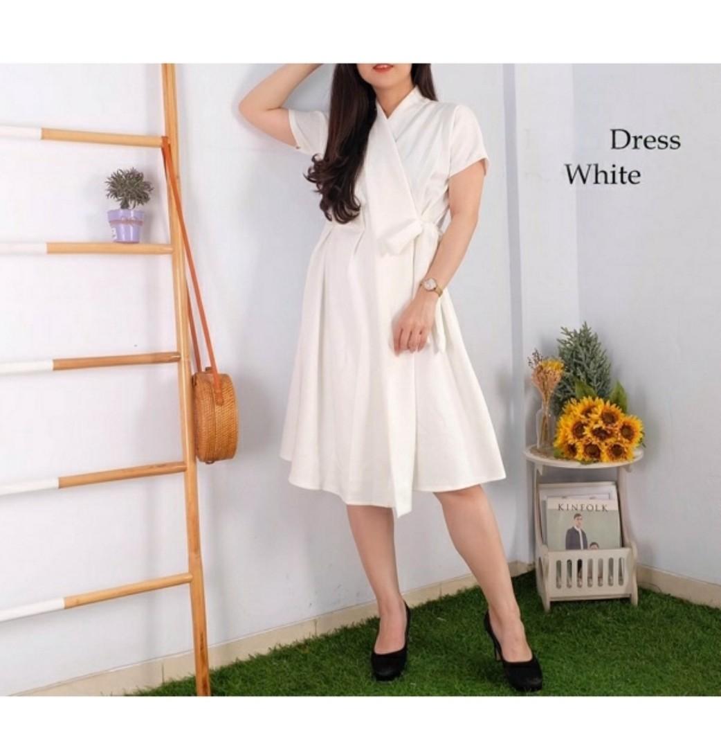 Dress putih big size hotsell