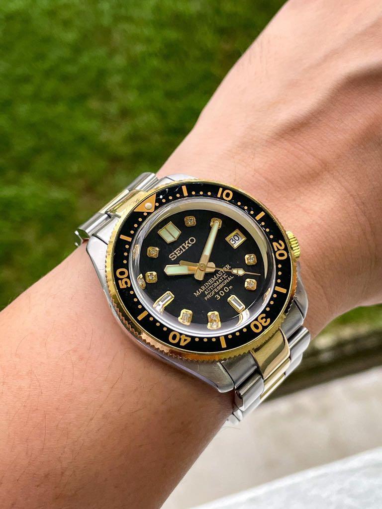 FIRST IN THE WORLD ! Fully Modded CZ Diamond Seiko SKX !, Luxury, Watches  on Carousell