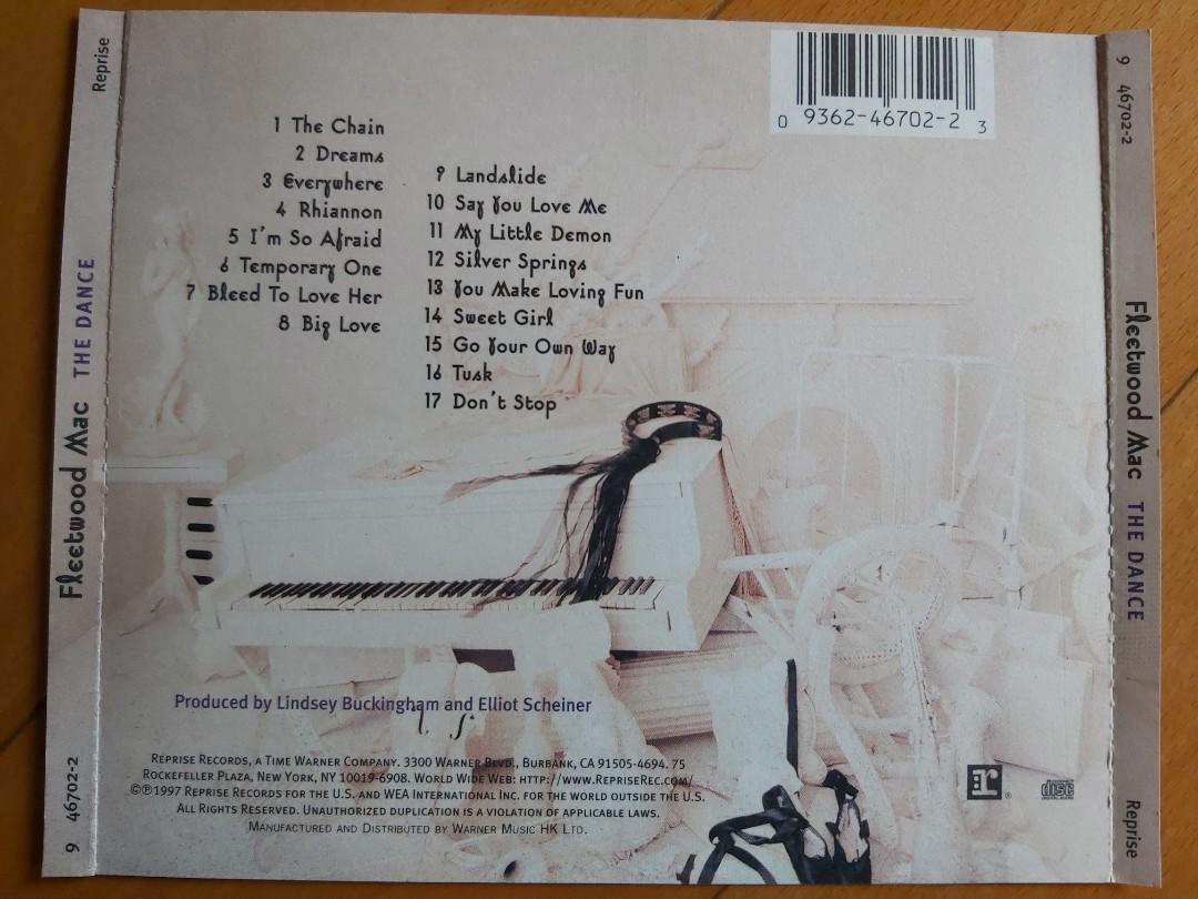 Fleetwood Mac THE DANCE LIVE CD (Harmonic HK) The Chain/Dreams/Rhiannon/Landslide/You Make
