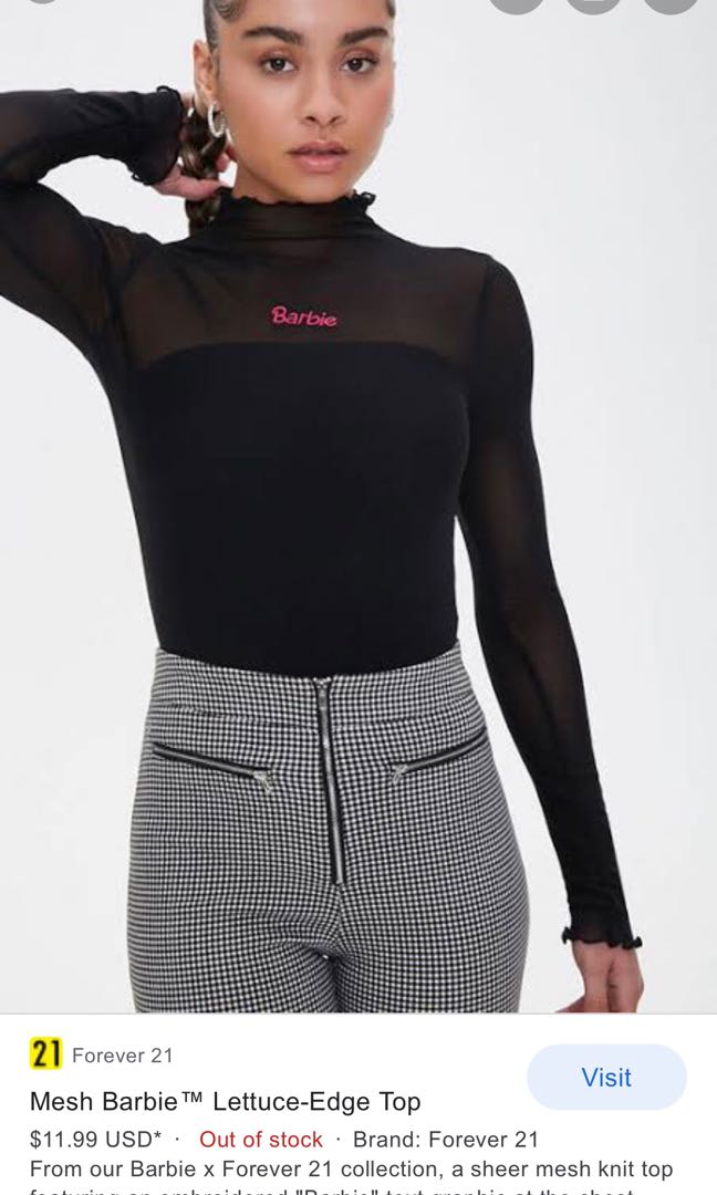 Barbie mesh top clearance