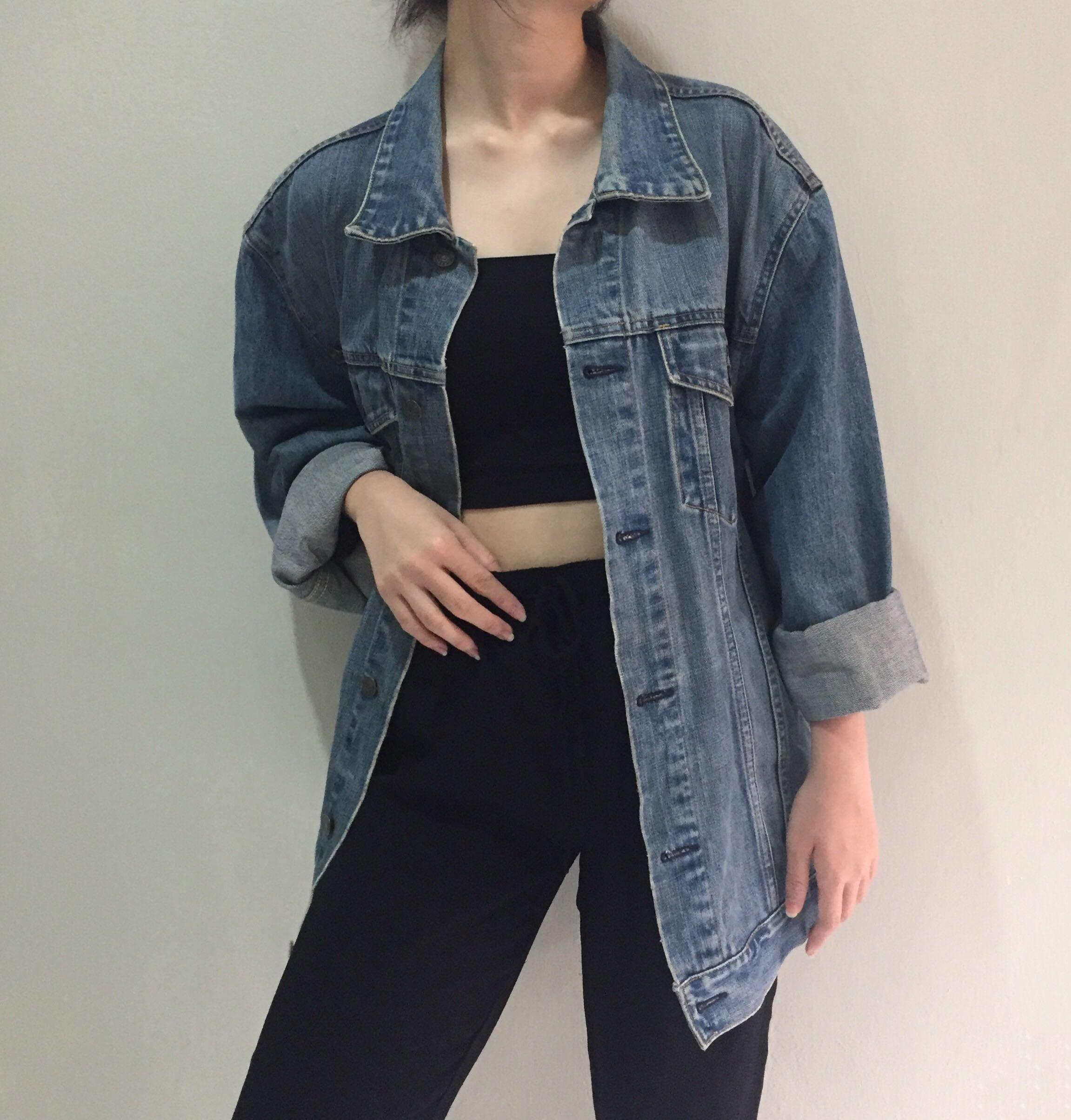 Gap oversized clearance denim jacket