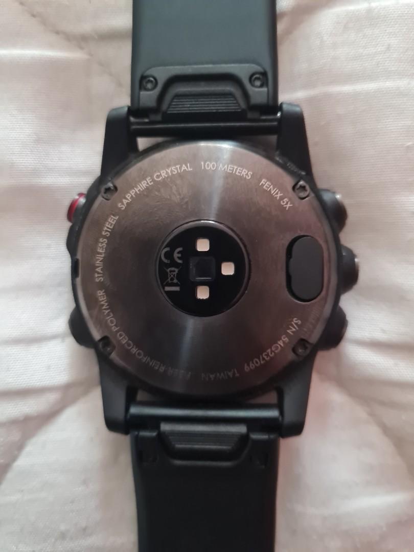 Garmin fenix 5x slate on sale gray sapphire