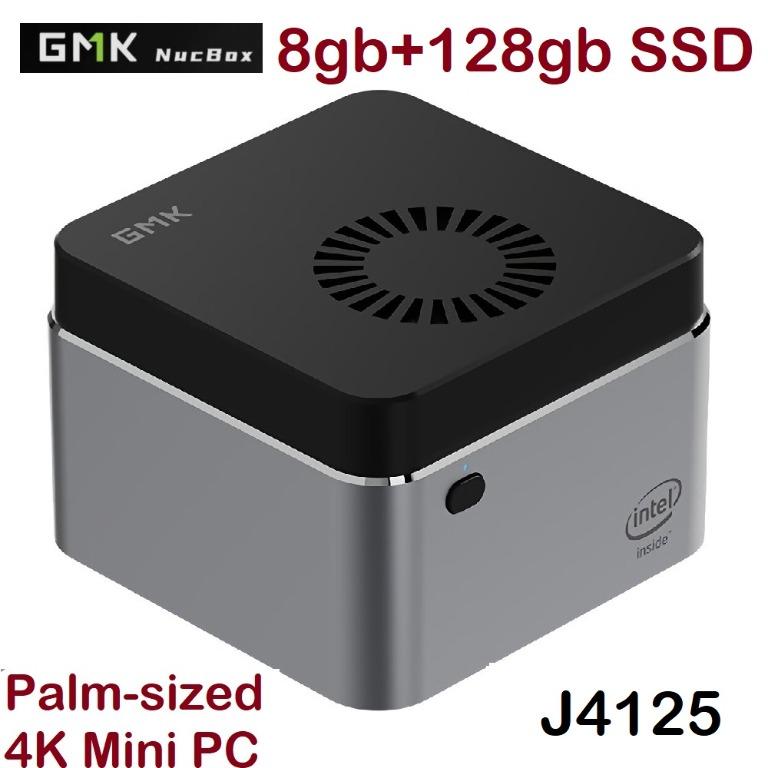 GMK mini PC J4125 8GB Mem 128G SSD TINY Compact Mini PC - GMK