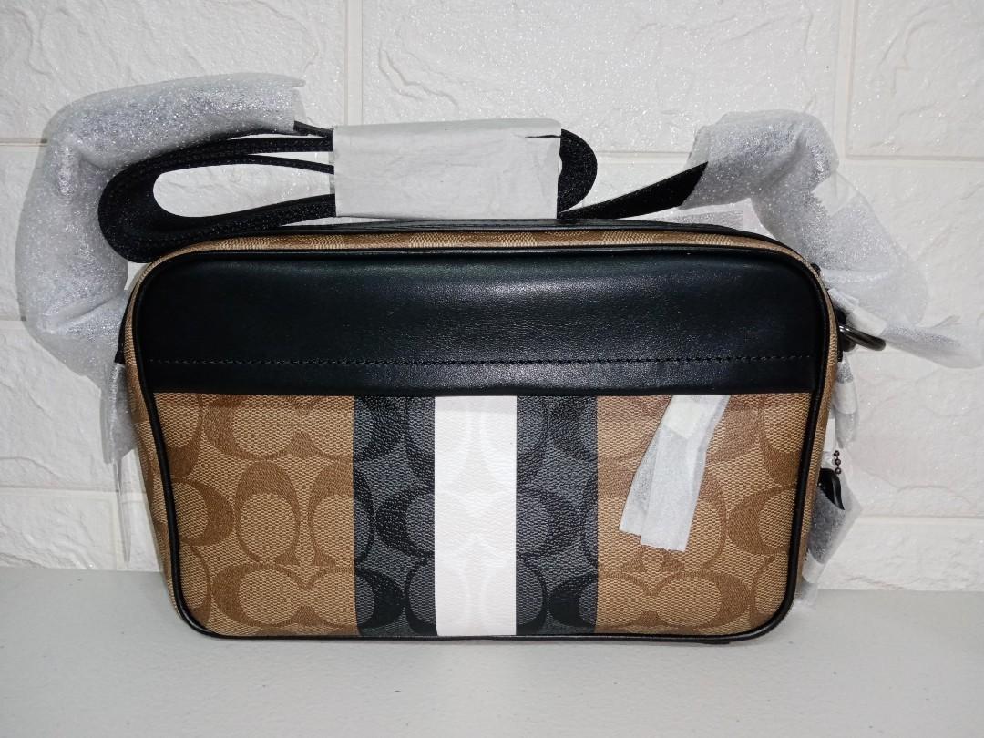graham pack in signature canvas with varsity stripe