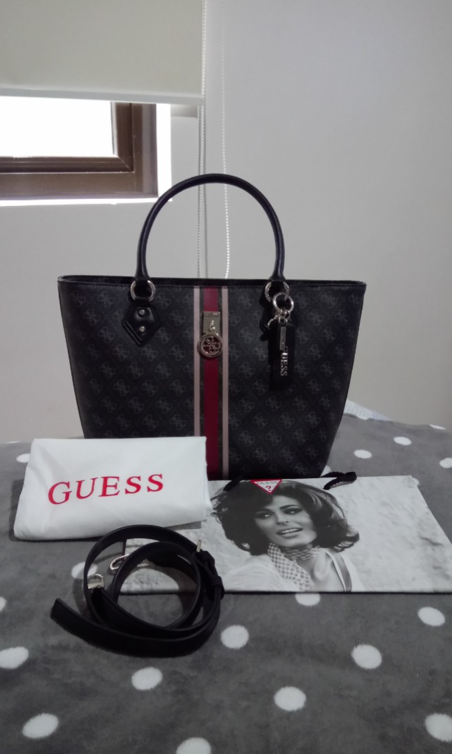 Guess jensen status best sale satchel