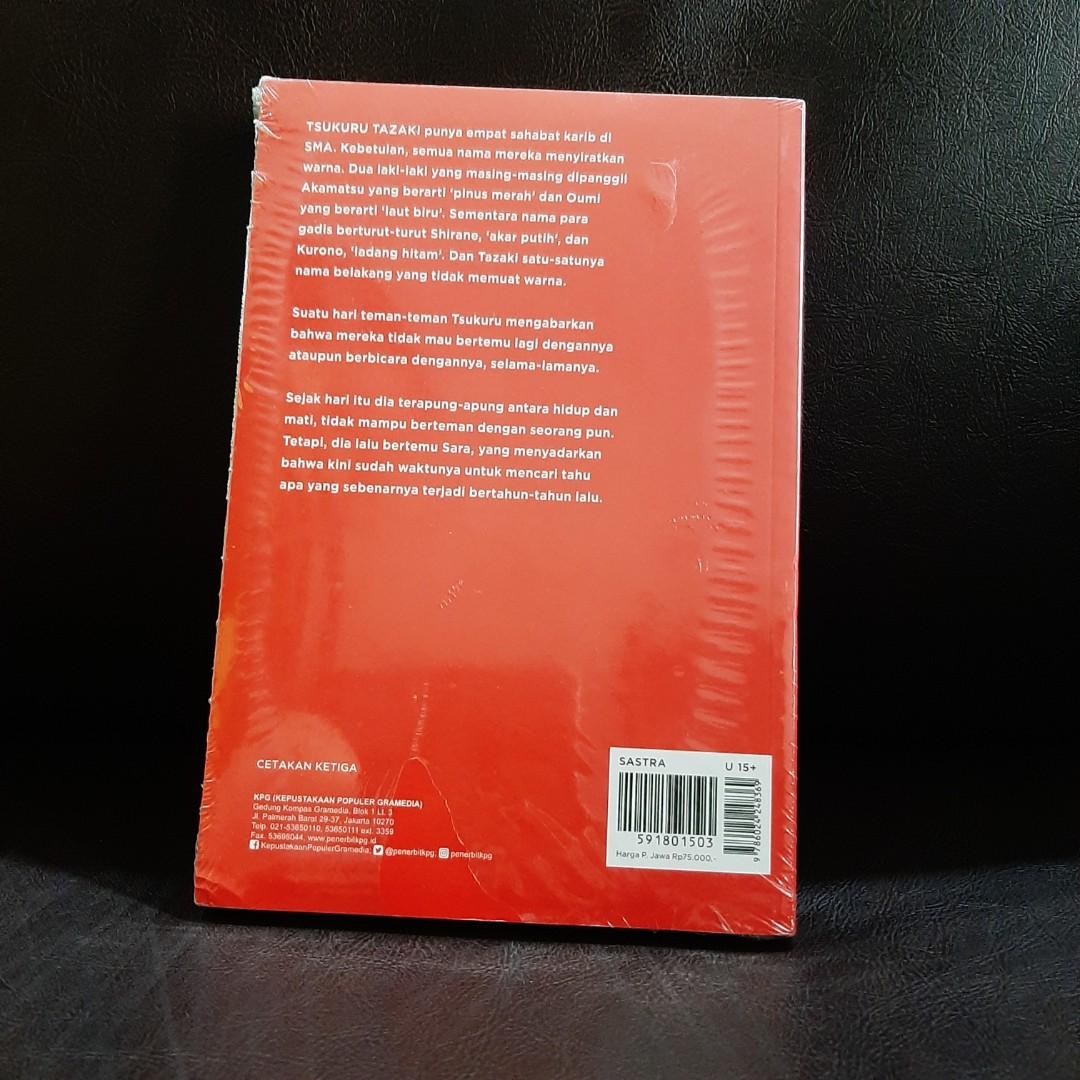 Murakami - Tsukuru Tazaki Tanpa Warna dan Tahun Ziarahnya / Colorless ...