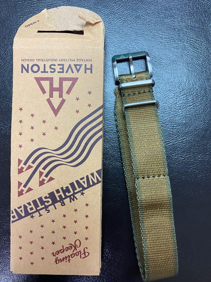 Haveston Nato strap (single pass) olive 20mm (watch not included