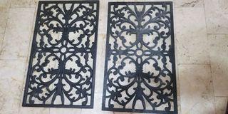 Heavy duty anti slip rubber mat,Victorian design from US