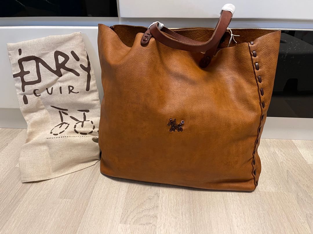 Henry Cuir handbag手袋made in Italy, 女裝, 手袋及銀包, 多用途袋