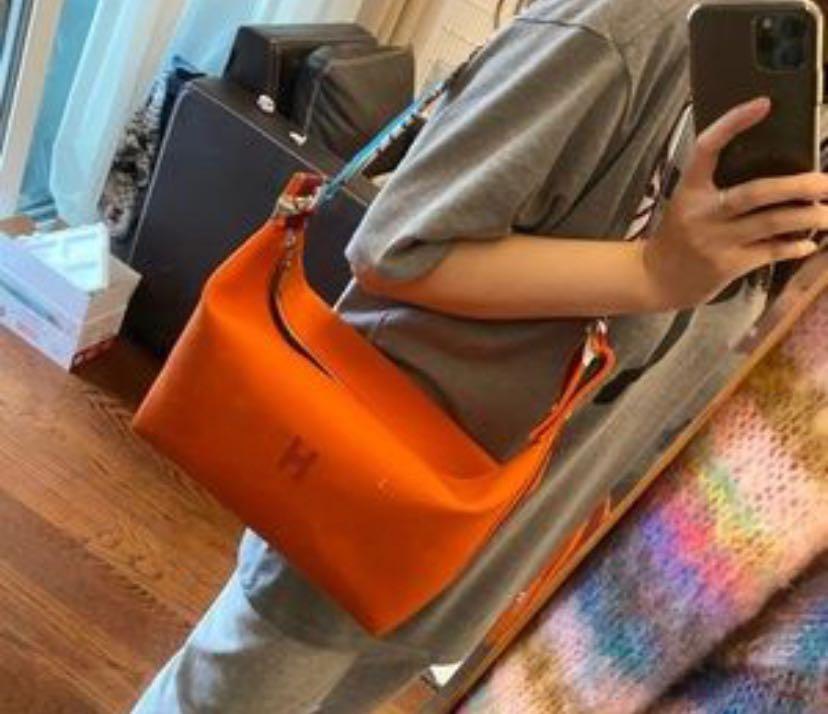 Hermès Bride-A-Brac Small Travel Case - Orange Cosmetic Bags