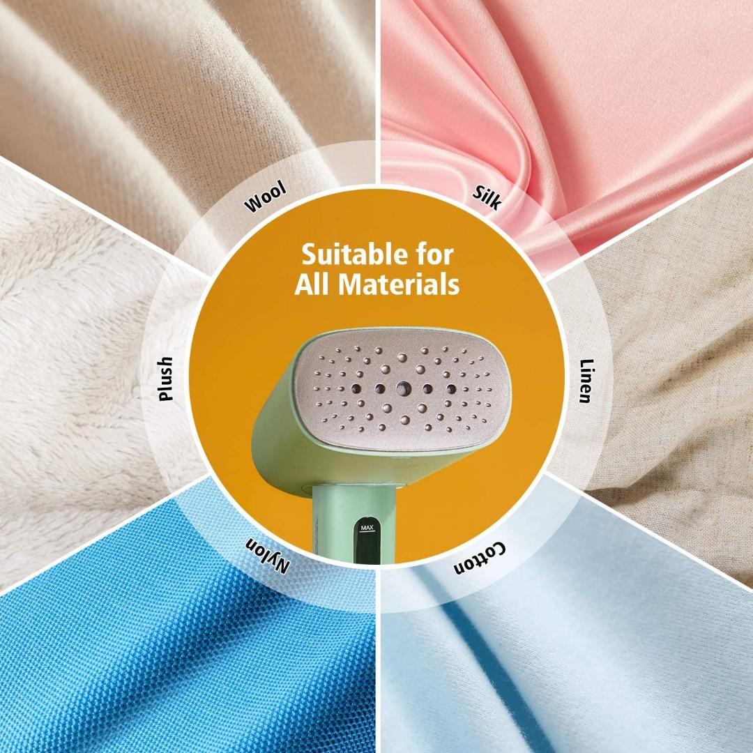 homeasy Clothes Steamer, Handheld Steamer for Travel and Home Portable Garment Steamer Fabric