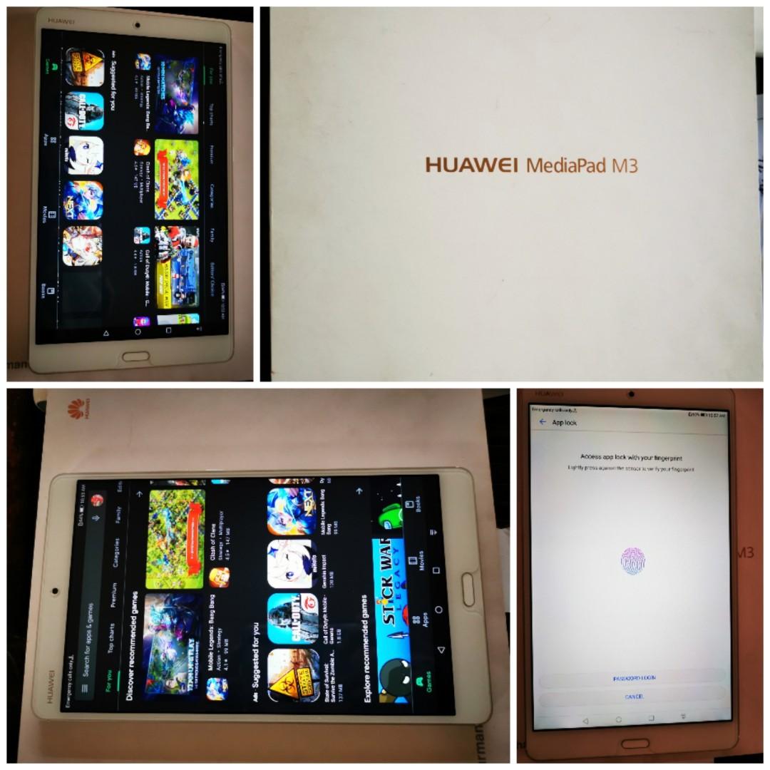 Huawei Mediapad M3 Flagship 8 4 Not M3 Lite With Google Play Mobile Phones Gadgets Tablets Android On Carousell
