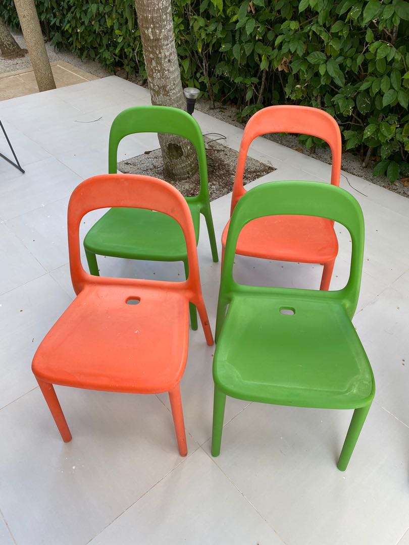 Ikea chairs x 4, Furniture & Home Living, Furniture, Chairs on Carousell