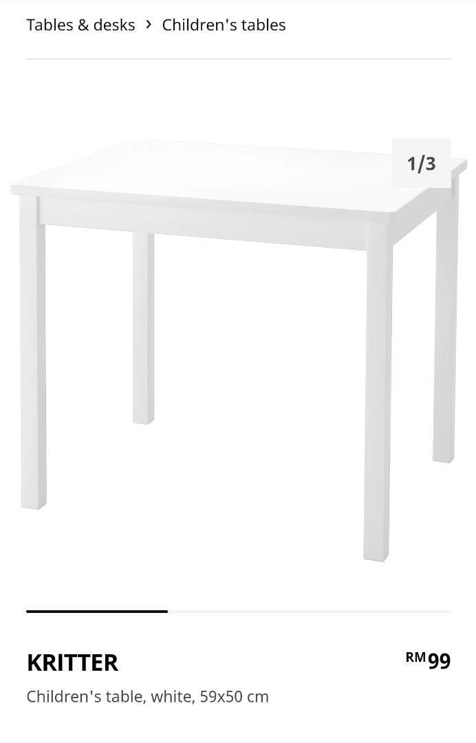 IKEA CHILDRENS TABLE KRITTER, Babies & Kids, Baby Nursery & Kids