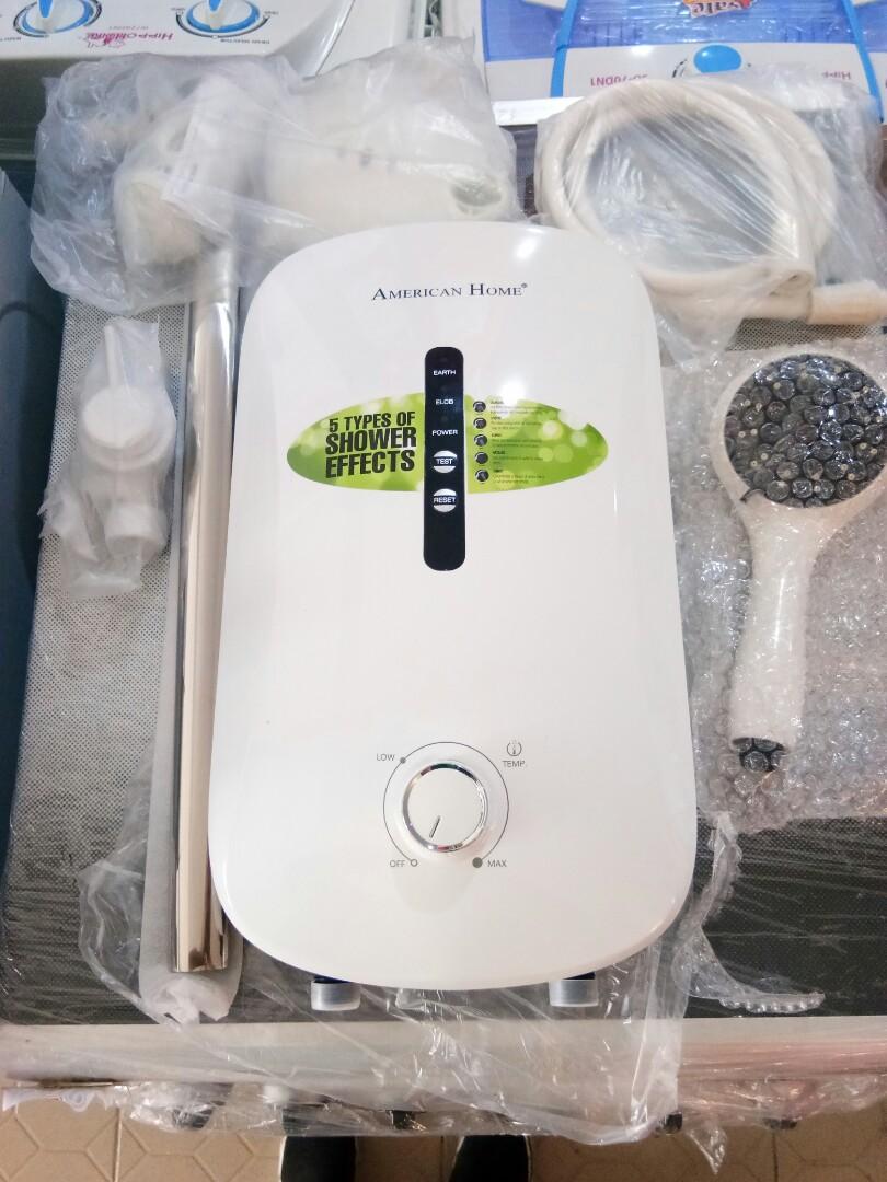 Instant Water Heater (AIWH-3805SE / American Home), TV u0026 Home Appliances,  Air Conditioning and Heating on Carousell