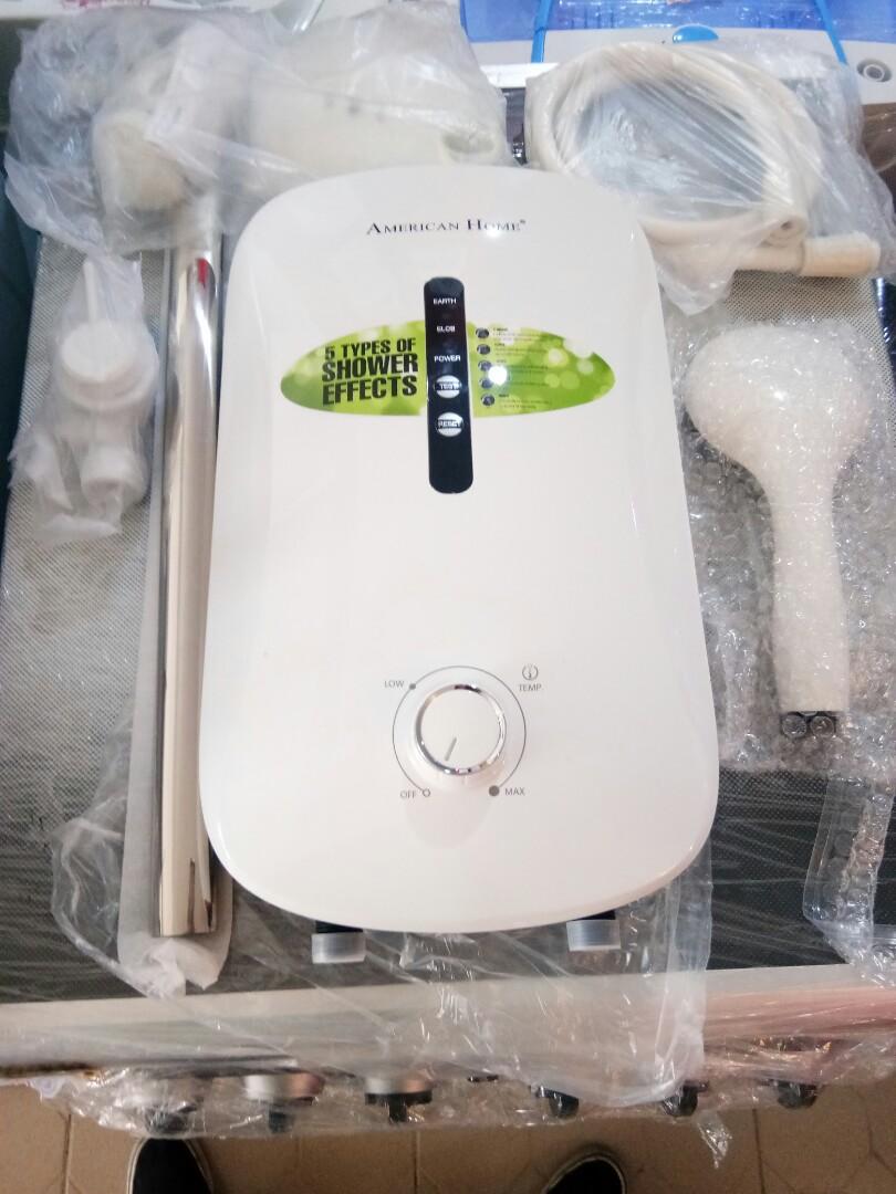 Instant Water Heater (AIWH-3805SE / American Home), TV u0026 Home Appliances,  Air Conditioning and Heating on Carousell