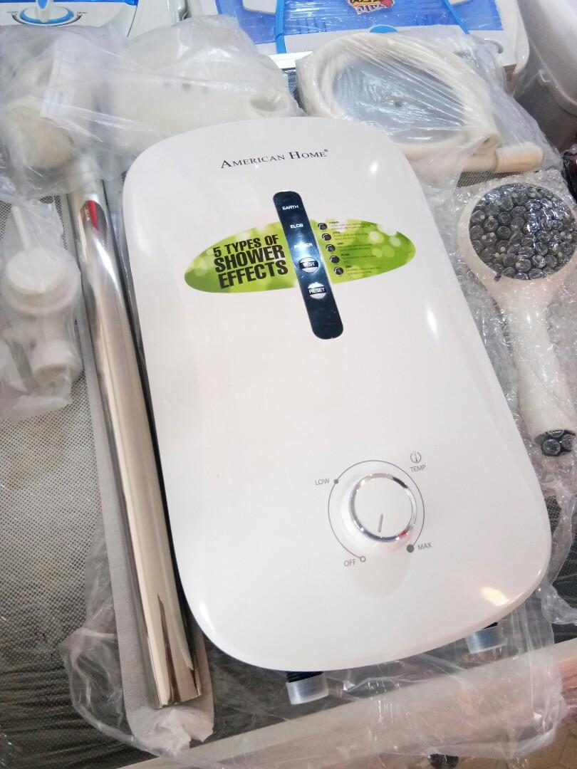 Instant Water Heater (AIWH-3805SE / American Home), TV u0026 Home Appliances,  Air Conditioning and Heating on Carousell