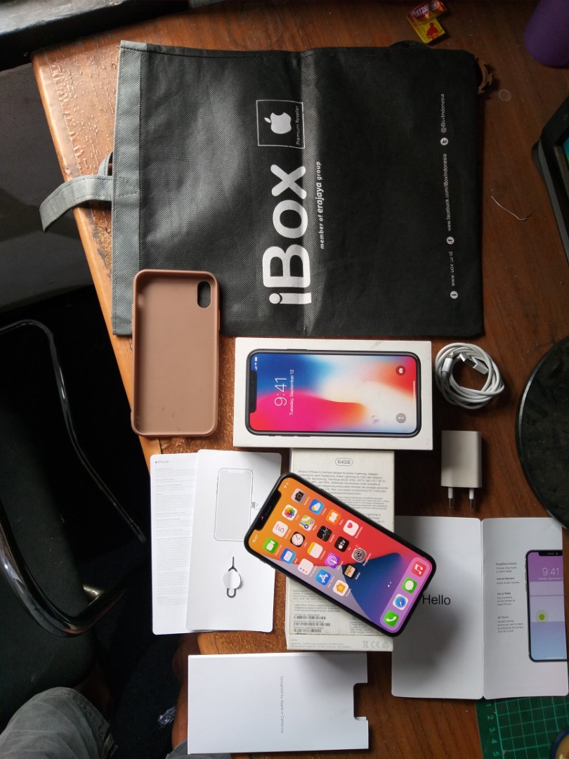 Iphone X 64 Gb Resmi Ibox Pa A Telepon Seluler Tablet Iphone Iphone X Series Di Carousell