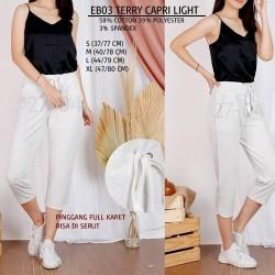 Jogger Pants Capri eddie bauer Celana Branded wanita, Fesyen