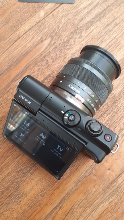 kamera canon mirrorless eos m100
