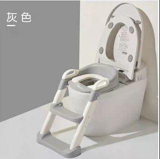 KidsMoment Foldable Baby Toilet Seat Kids Toilet With Adjustable Ladder Child Potty Toilet Trainer Seat