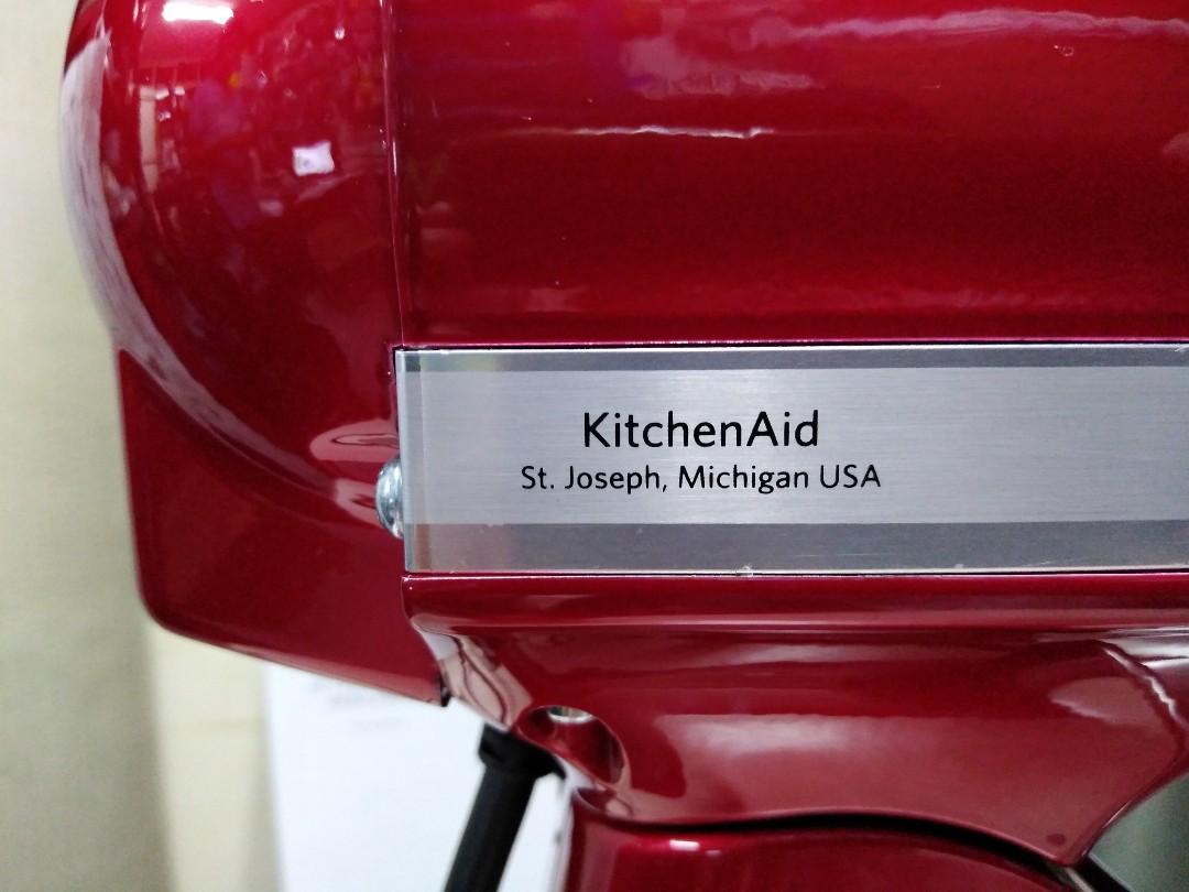 KitchenAid Artisan 4.8 L TiltHead Stand Mixer, Candy Apple Red 5KSM150PSPCA, TV & Home