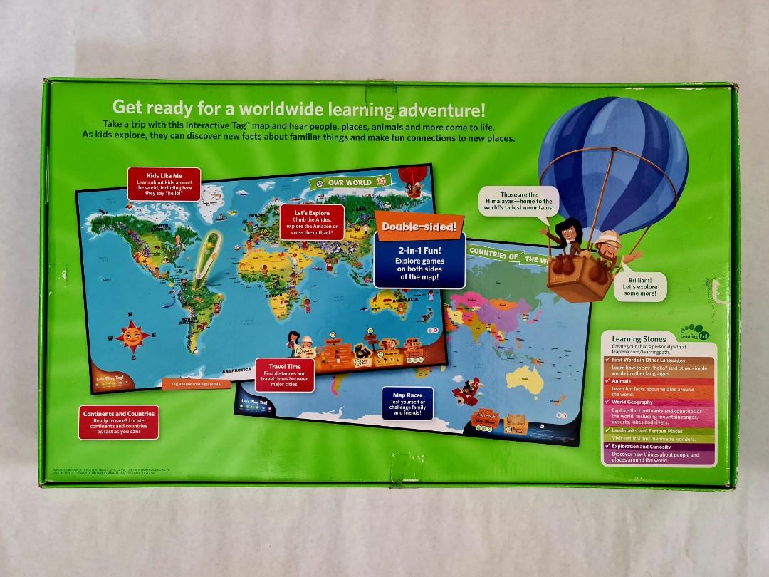 Leapfrog Interactive World Map, Hobbies & Toys, Toys & Games on Carousell