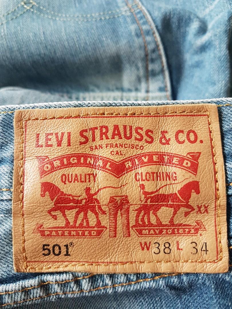 Levis 501 size 38 Men s Fashion Bottoms Jeans on Carousell
