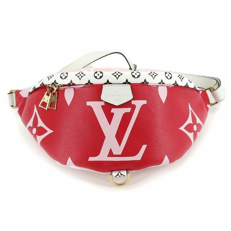 LOUIS VUITTON Giant Monogram Bum Bag Cross Body Bag Red Pink Pre Order