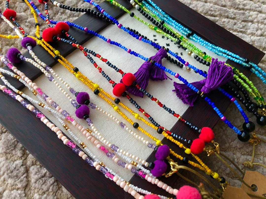 Masks beaded strings lanyard holder (Category: Other Accessories) located in Cebu City. Submitted by ddsecondselection (Listing ID 1073277128, Image 1). Description: PM and follow @dyosahandmade on IG and Facebook for more handmade accessories .