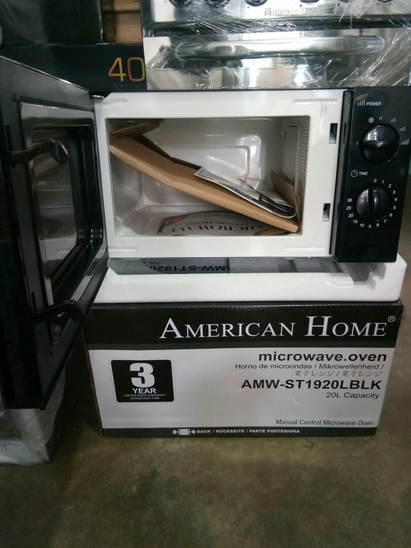 Microwave Oven (AMWST19 / American Home), TV & Home Appliances