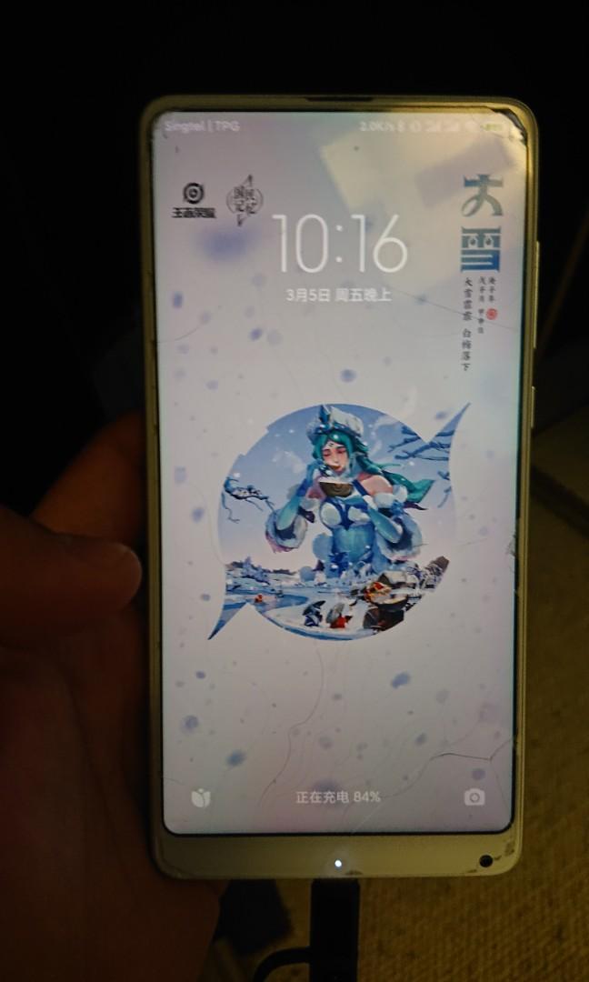 mi mix 2s 6 128 snapdragon 845 mobile