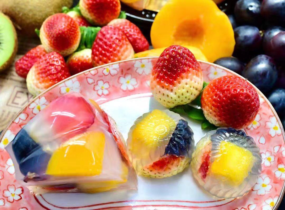 Mixed Fruits Yogurt Jelly Cake, Food & Drinks, Homemade Bakes on Carousell