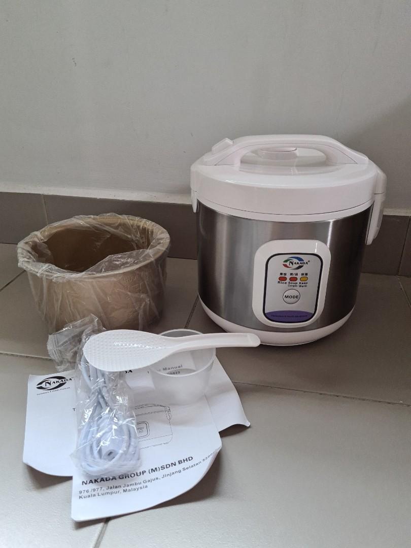 (NEW) Primada Pressure Cooker 6L + Rice Cooker 2L, TV & Home Appliances