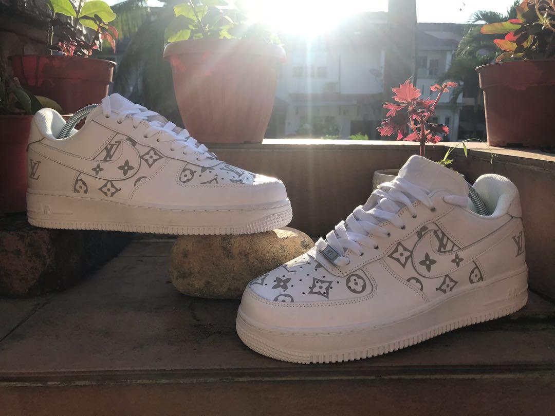 louis vuitton air force ones