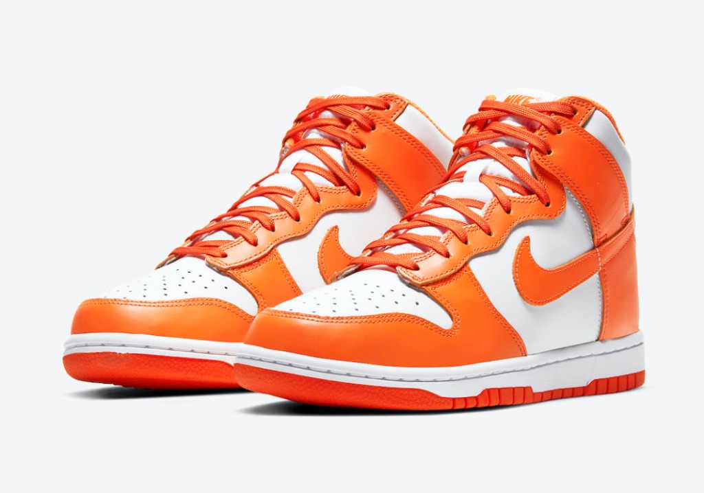 nike dunk high orange