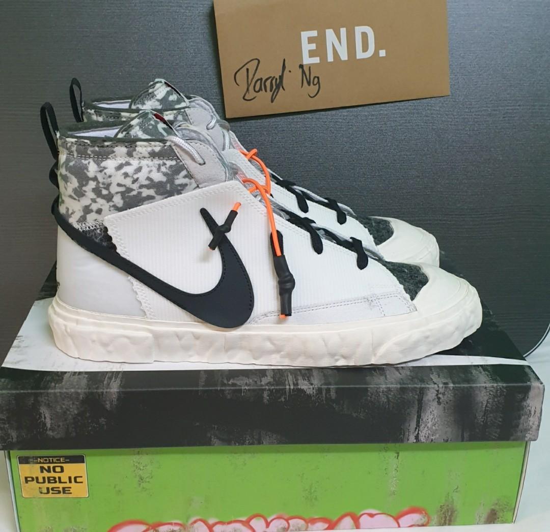 Us 10 Nike X Readymade Blazer Mid White Men S Fashion Footwear Sneakers On Carousell Us 10 Nike X Readymade Blazer Mid White Men S Fashion Footwear Sneakers On Carousell