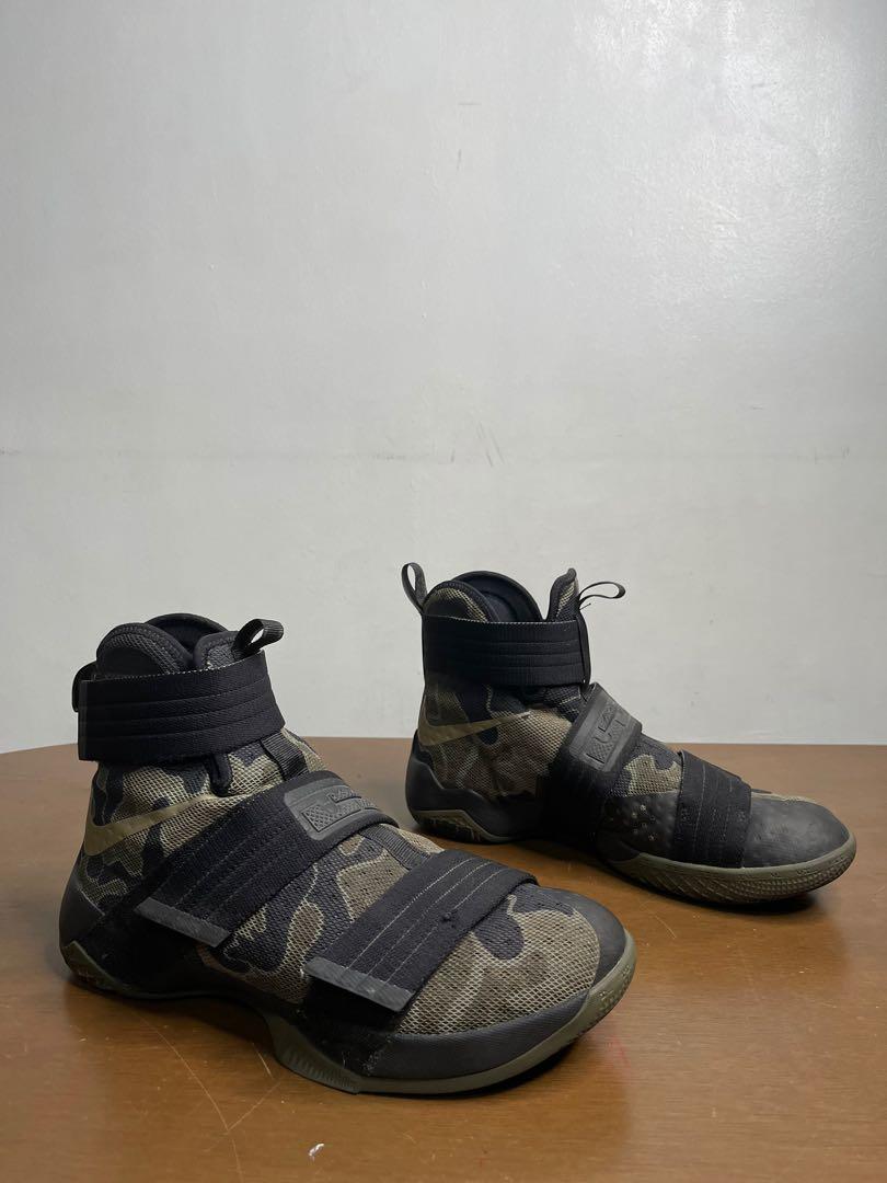 color rebanada contaminación Nike Zoom LeBron Soldier 10 'Camo' Mens Sneakers, Men's Fashion, Footwear,  Sneakers on Carousell