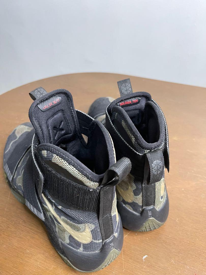 Nike Zoom LeBron Soldier 10 Camo Mens Sneakers Men s Fashion