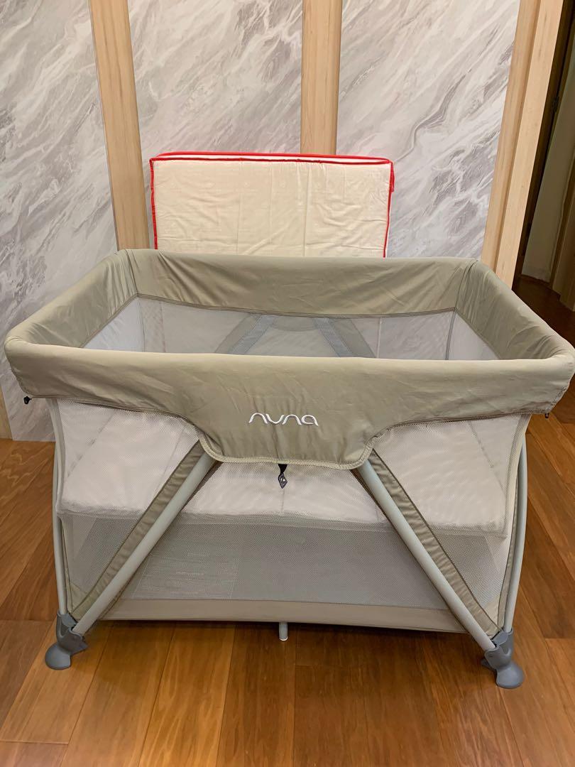 Nuna Sena Travel Cot with mattress, Babies & Kids, Baby Nursery & Kids