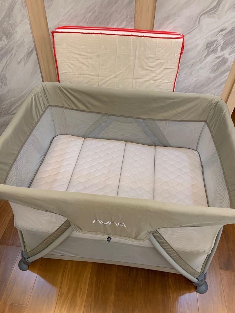 Nuna Sena Travel Cot with mattress, Babies & Kids, Baby Nursery & Kids