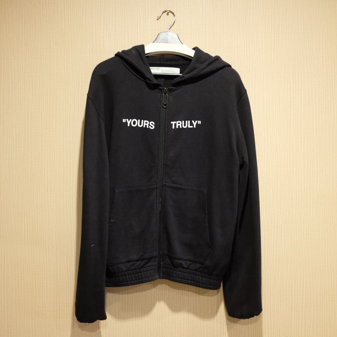 Off white yours truly hoodie clearance
