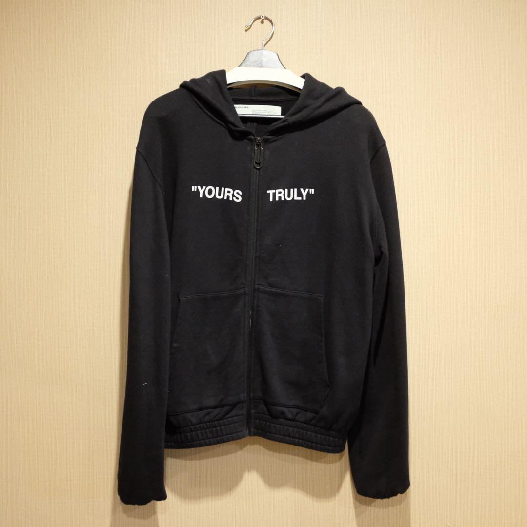 Off white yours truly hoodie shop