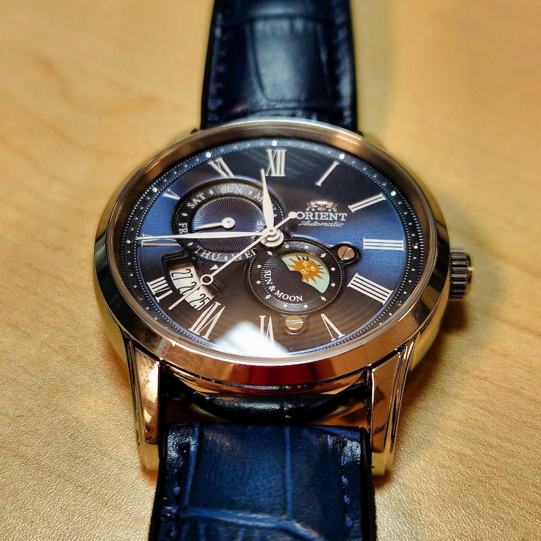 Orient sun and cheap moon blue version 3