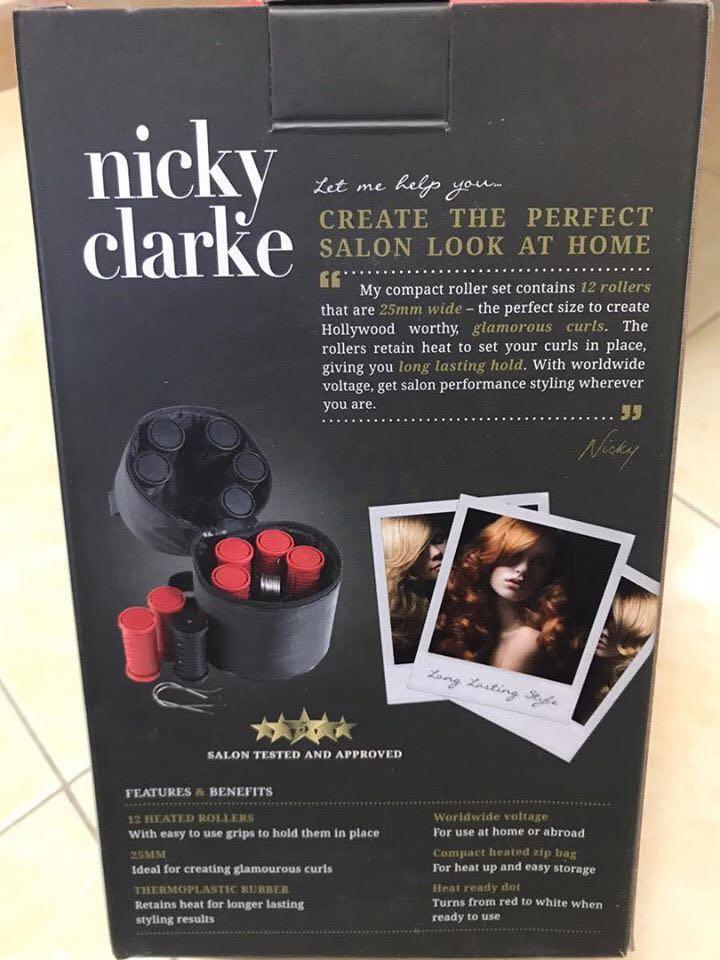 Original from London NICKY CLARKE HEATED ROLLERS PRE ORDER, Beauty